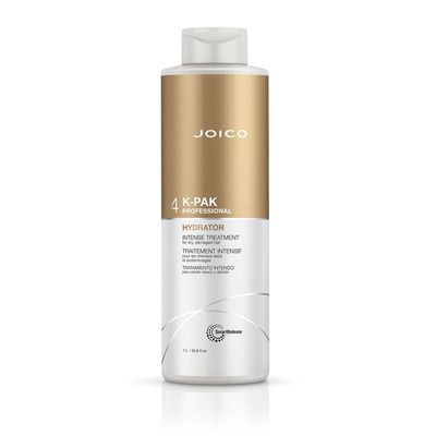 JOICO K-Pak Hydrator Intense Treatment 1000ml & White Pump in Clear - Thumbnail 2