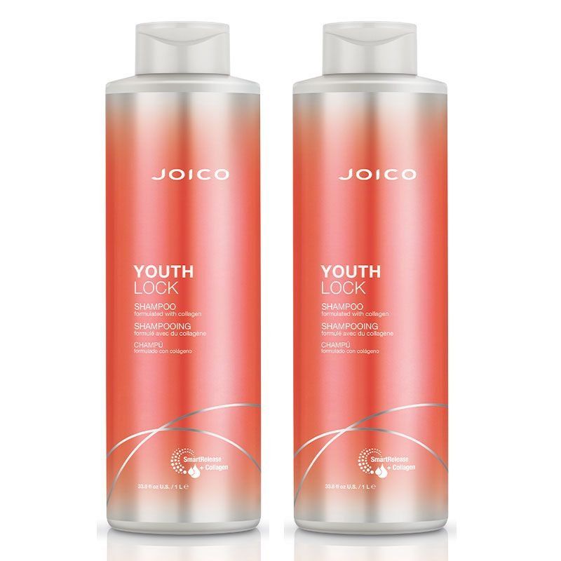JOICO YouthLock Shampoo 1000ml Double - Image 1