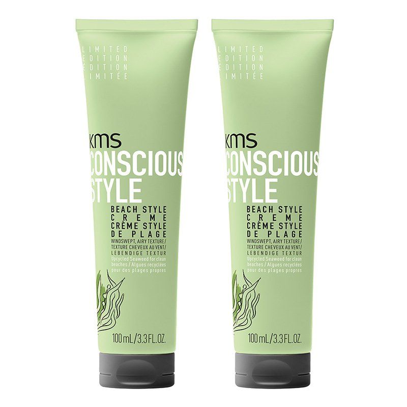 KMS Conscious Style Beach Texture Creme 100ml Double in Clear - Image 1