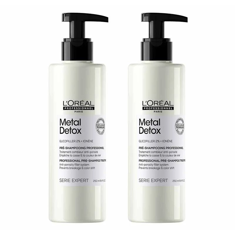 L'Oreal Professionnel Metal Detox Anti-Porosity Filler Pre-Shampoo Treatment 250ml Double in Clear - Image 1