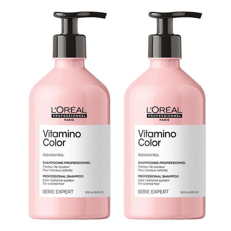 L'Oreal Professionnel Vitamino Color Shampoo 500ml Double in Clear - Image 1