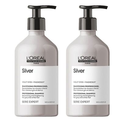 L'Oreal Professionnel Serie Expert Silver Shampoo 500ml Double in Clear