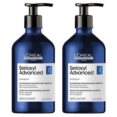 L'Oreal Professionnel Serie Expert Serioxyl Advanced Purifier & Bodifier Shampoo 500ml Double in Clear