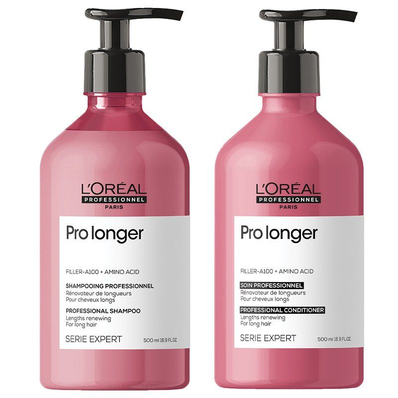 L'Oreal Professionnel Pro Longer Shampoo Conditioner Duo in Pink - Image 1