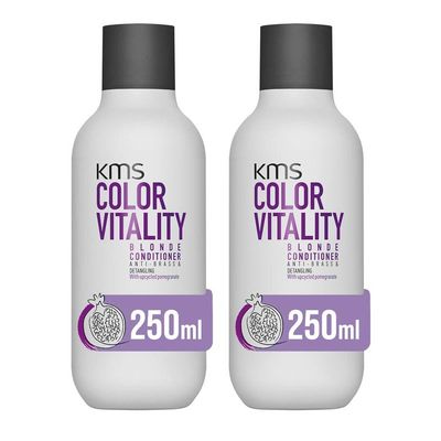KMS Color Vitality Blonde Conditioner 250ml Double