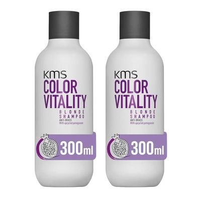 KMS Color Vitality Blonde Shampoo 300ml Double