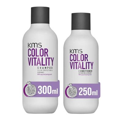 KMS Color Vitality Shampoo 300ml & Conditioner 250ml Duo