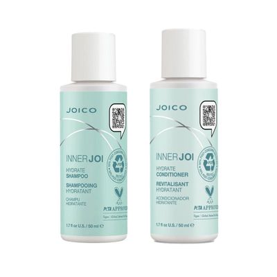 JOICO InnerJoi Hydration Shampoo 50ml & Hydration Conditioner 50ml Duo in Clear - Thumbnail 2