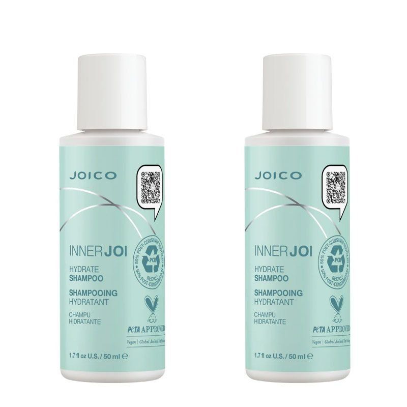 JOICO InnerJoi Hydration Shampoo 50ml Double in Light Green - Image 1