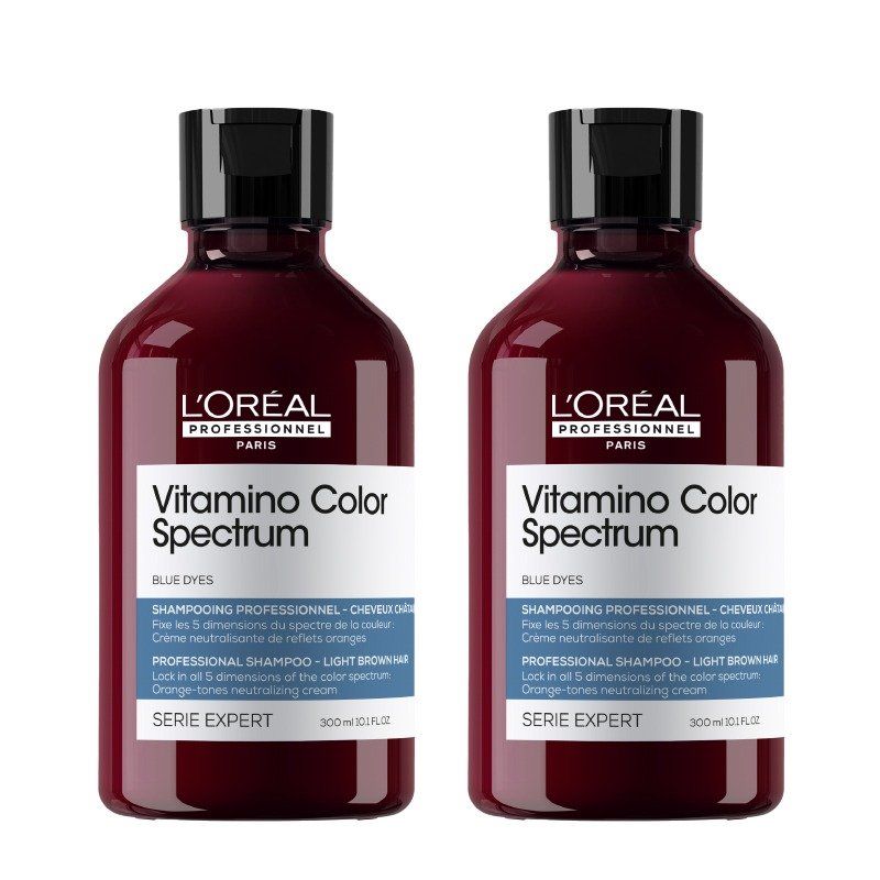 L'Oreal Professionnel Vitamino Color Spectrum Blue Shampoo Double in Wine | Size: 300ml - Image 1