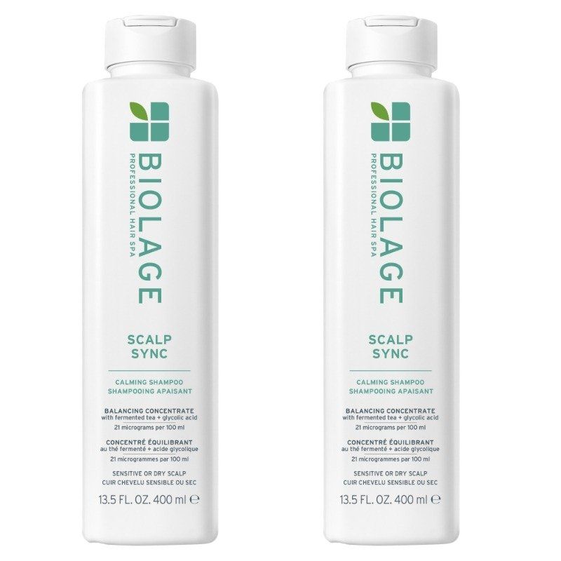 BIOLAGE Scalp Sync Calming Shampoo Double in Clear - Image 1