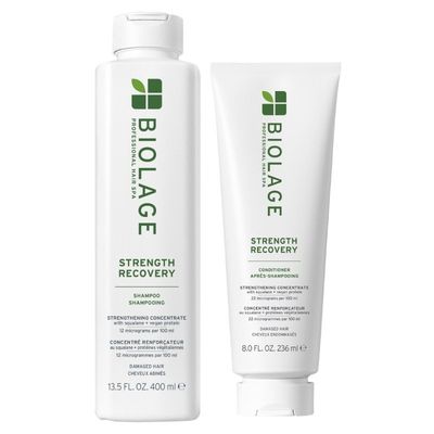 Biolage Strength Recovery Shampoo 400ml & Conditioner 236ml Duo