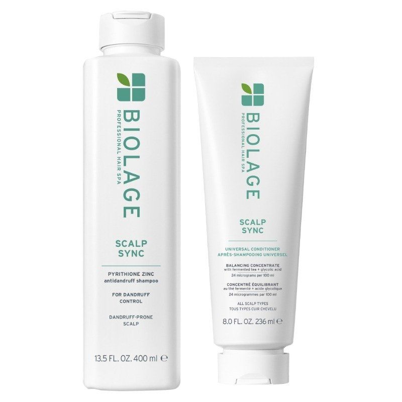 Biolage Scalp Sync Anti-Dandruff Shampoo 400ml & Scalp Sync Universal Conditioner 236ml Duo - Image 1