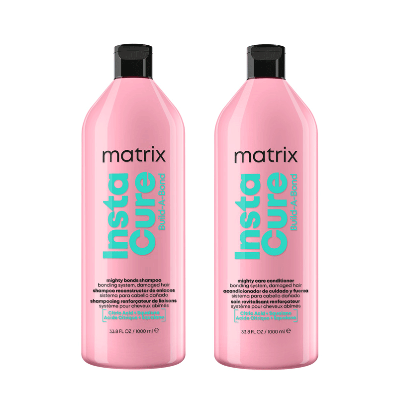Matrix Instacure Bond Shampoo 1000ml & Instacure Bond Conditioner 1000ml Duo - Image 1