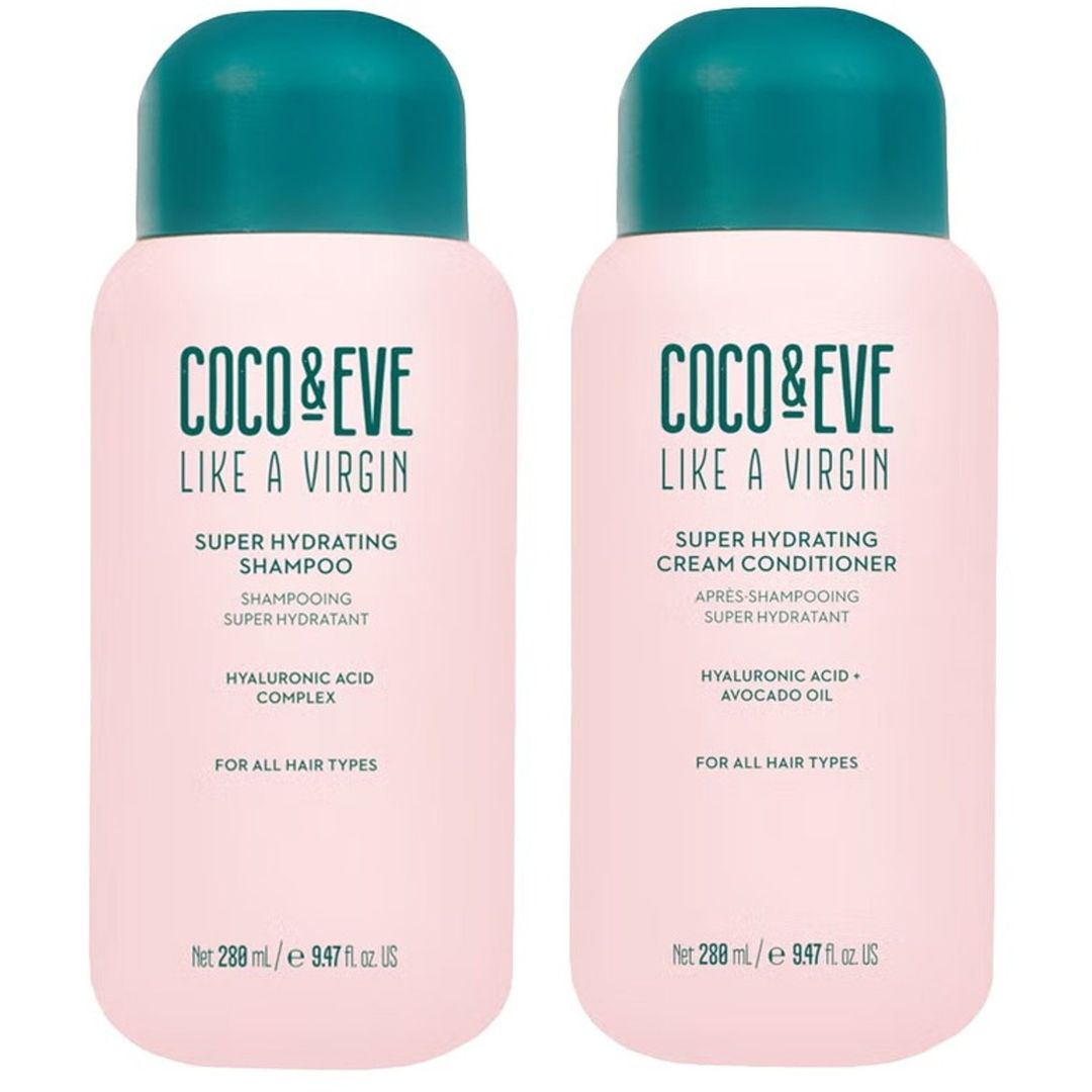 Coco & Eve Like a Virgin Super Hydrating Shampoo 280ml & Conditioner 280ml Duo - Image 1