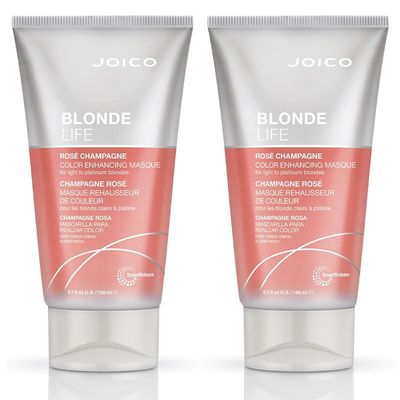 JOICO Blonde Life Rose Champagne Masque Double in Clear