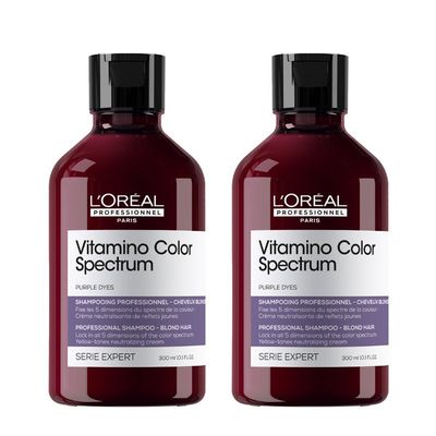 L'Oreal Professionnel Vitamino Color Spectrum Purple Shampoo Double in Clear