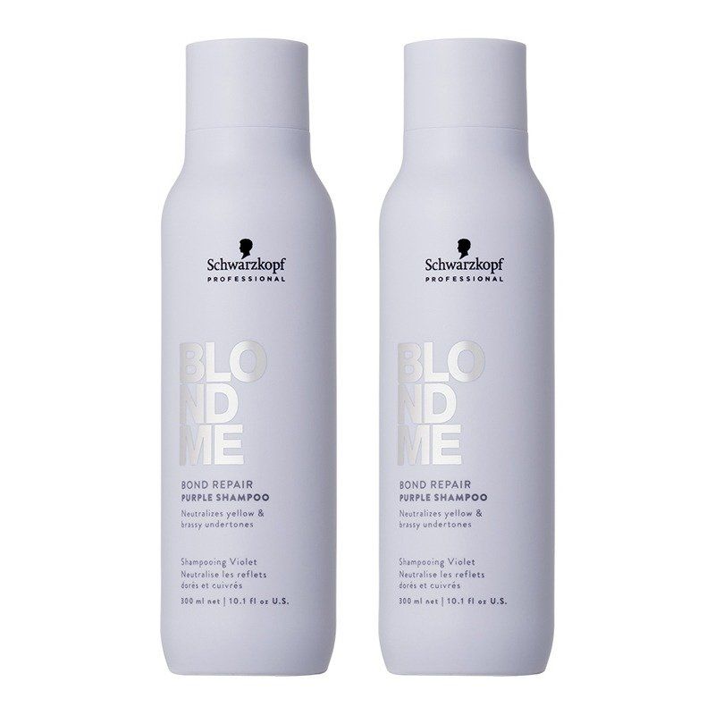 Schwarzkopf Blondme Bond Repair Shampoo Double in Purple - Image 1