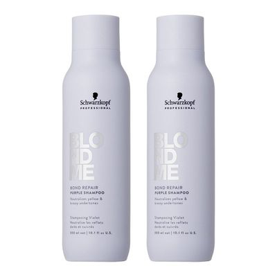 Schwarzkopf Blondme Bond Repair Shampoo Double in Purple