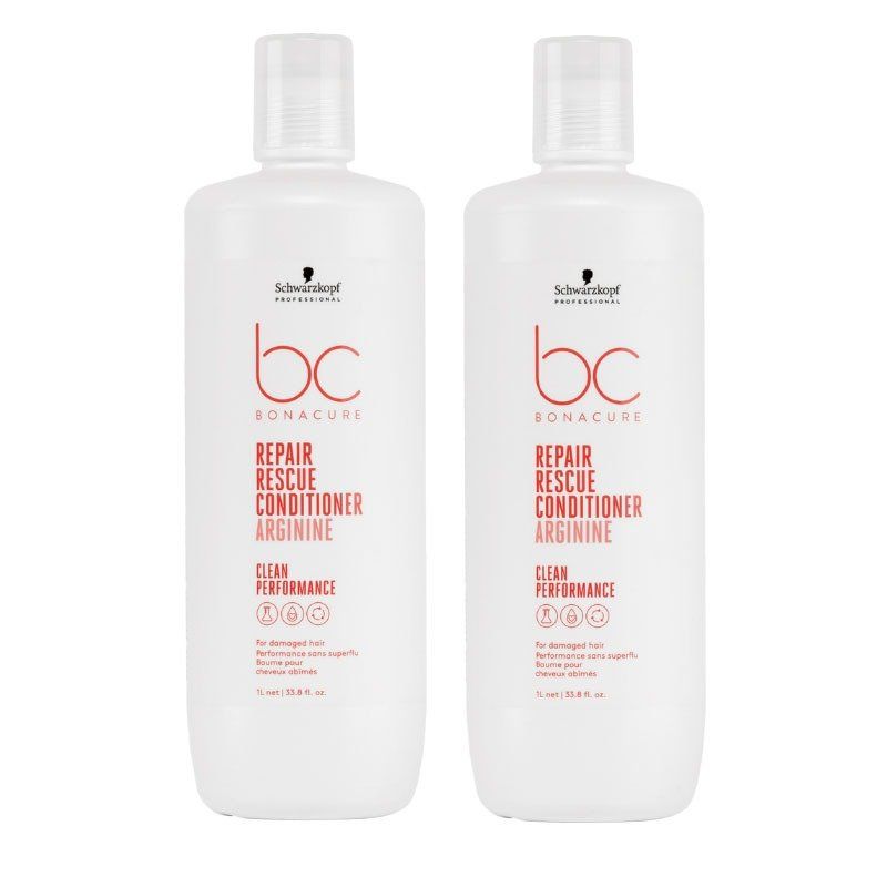 Schwarzkopf Bc Bonacure Repair Rescue Conditioner Duo in Clear - Image 1