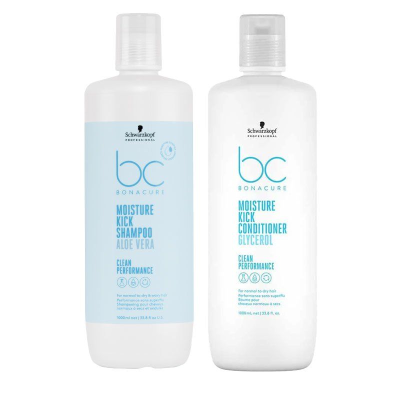 Schwarzkopf Bc Bonacure Moisture Kick Treatment Duo in White - Image 1