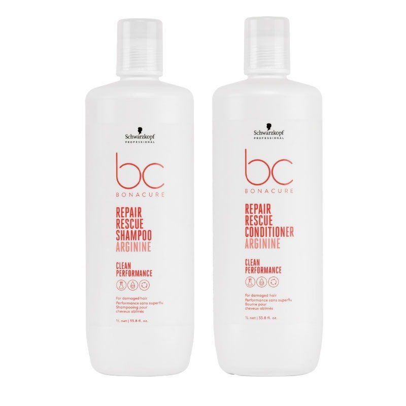 Schwarzkopf Professional Bc Bonacure Repair Rescue 1000Ml Duo - Image 1