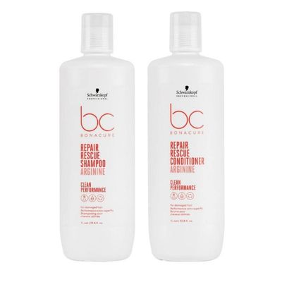 Schwarzkopf Professional Bc Bonacure Repair Rescue 1000Ml Duo - Thumbnail 2