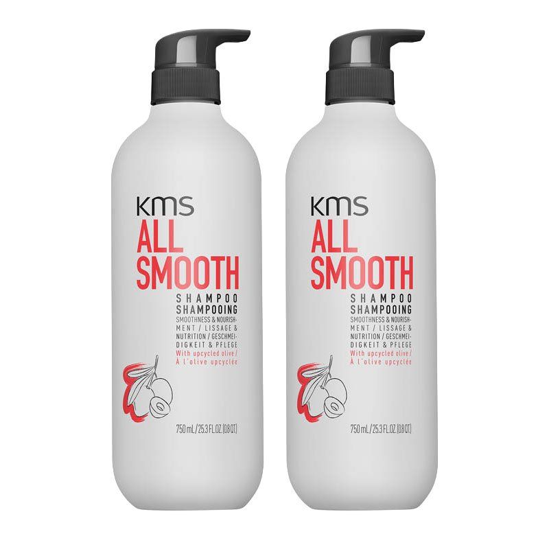 KMS All Smooth Shampoo in White - Image 1