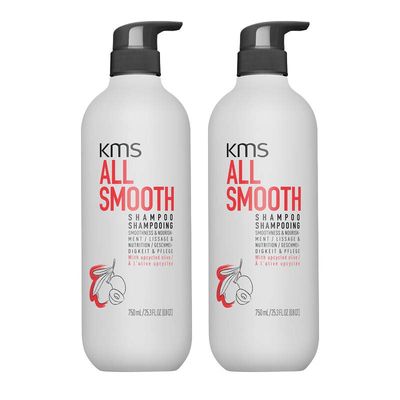 KMS All Smooth Shampoo in White
