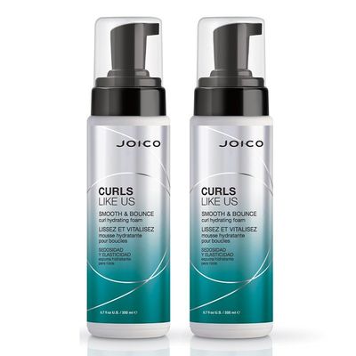 JOICO Curls Like Us Smooth & Bounce Foam Duo in Clear
