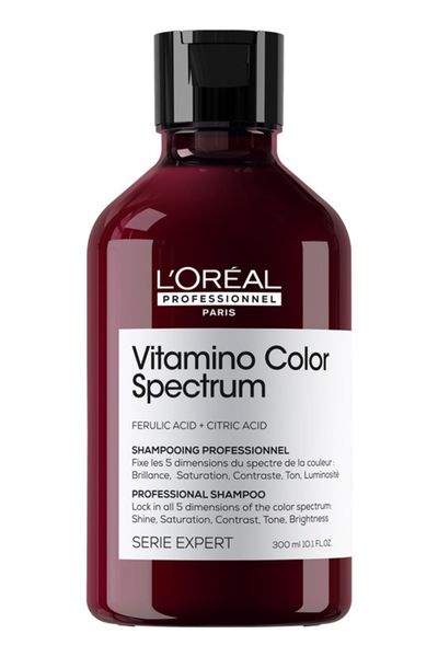 L'Oréal Professionnel Vitamino Color Spectrum Shampoo 300ml and Rinse Off Hair Mask 250ml Duo - Thumbnail 2
