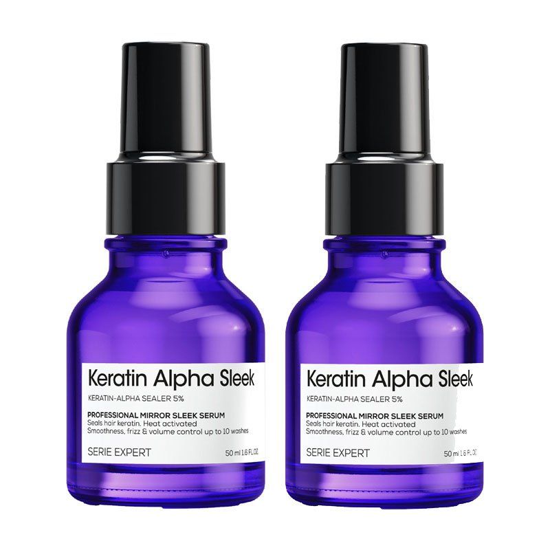 L'Oreal Professionnel Keratin Alpha Sleek Serum in Purple - Image 1