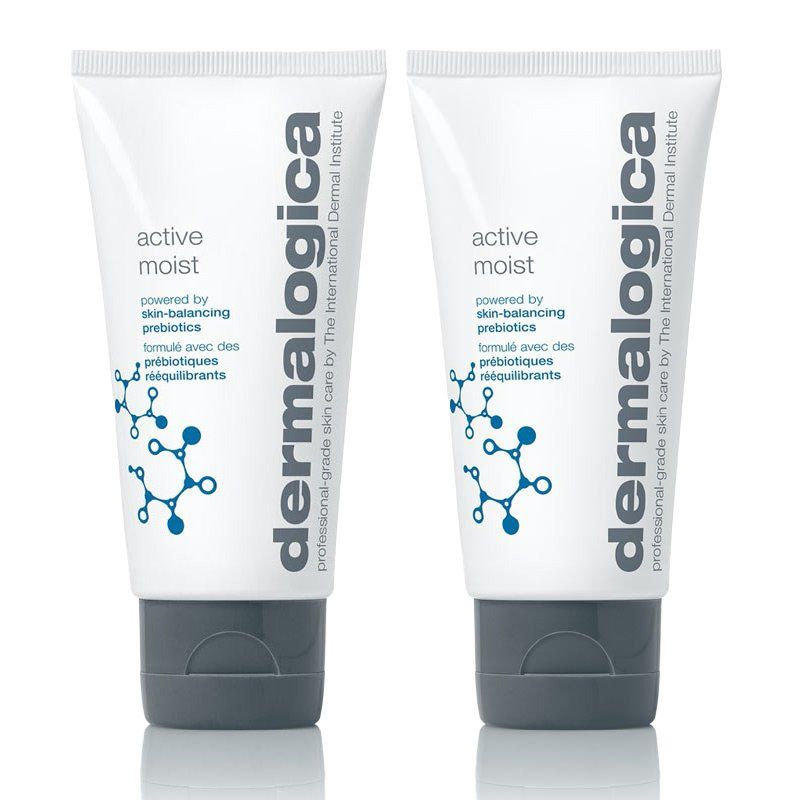 Dermalogica Active Moist Moisturiser Double in Clear | Size: 100ml - Image 1