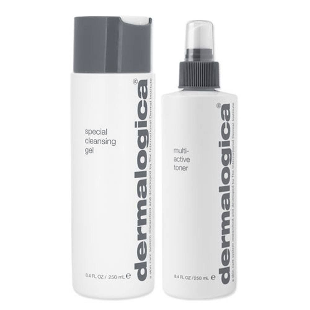 Dermalogica Special Cleansing Gel & Multi-active Toner in Clear | Size: 250ml - Image 1