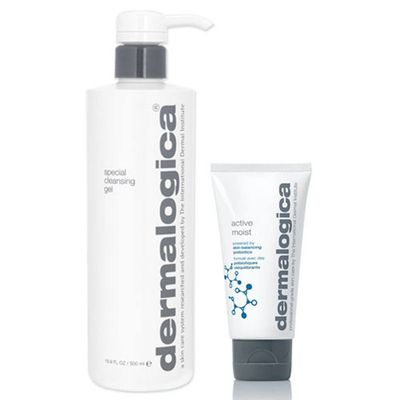 Dermalogica Special Cleansing Gel 500ml & Active Moist 100ml Duo - Thumbnail 2