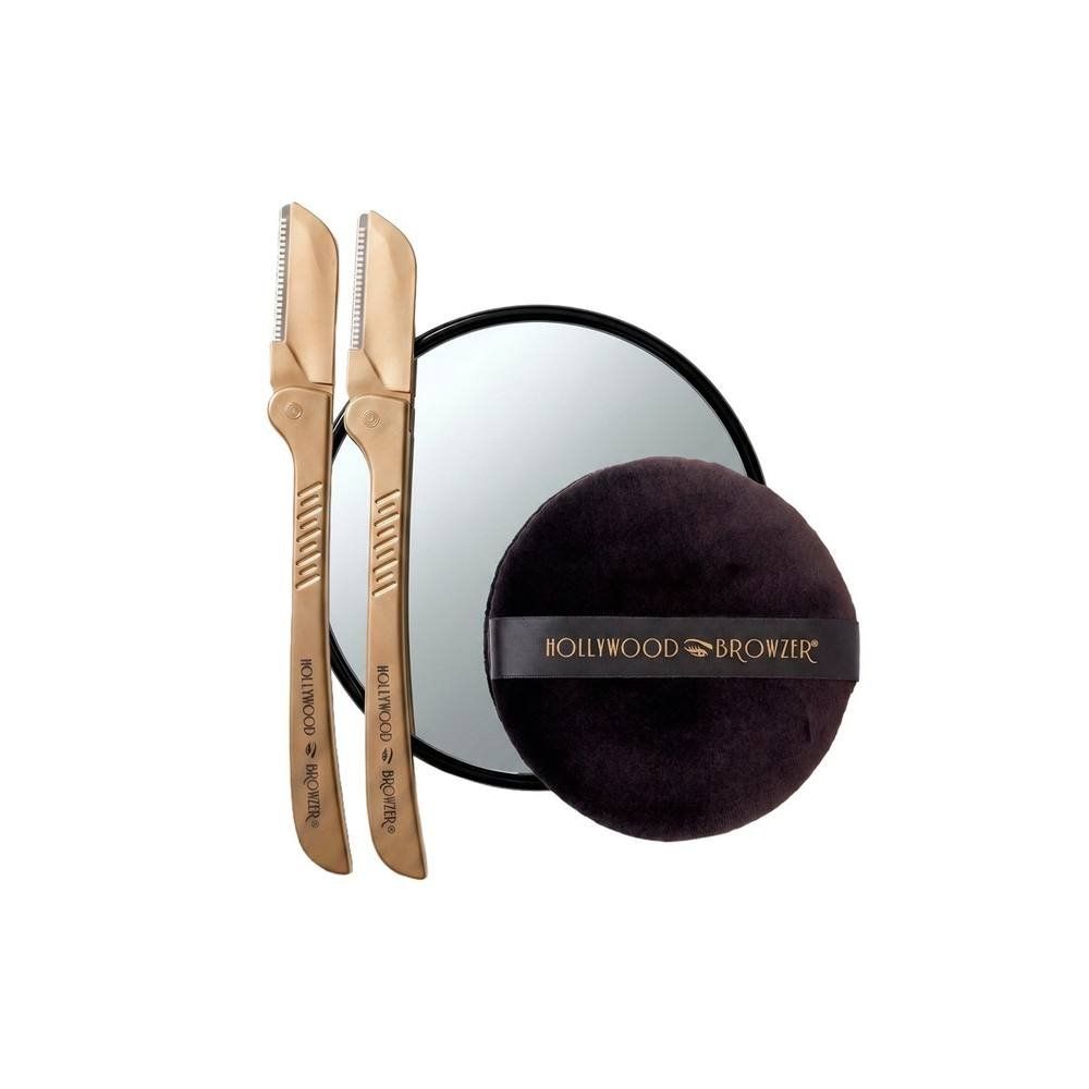 Hollywood Browzer The Dermaplaning Duo Kit - Gold - Image 1