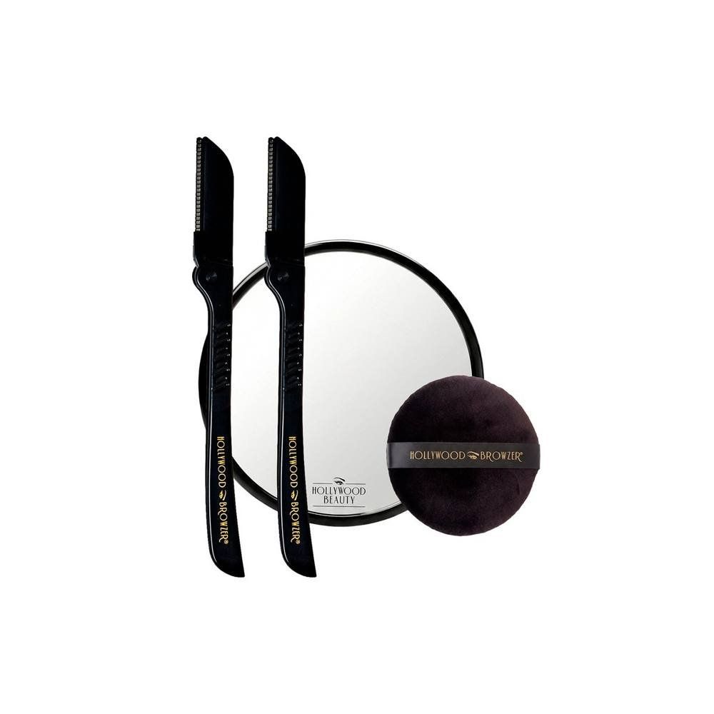 Hollywood Browzer The Dermaplaning Duo Kit - Black - Image 1