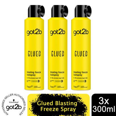Schwarzkopf got2b Glued Blasting Freeze Spray 300ml - Hair Spray / 5cm / 10cm