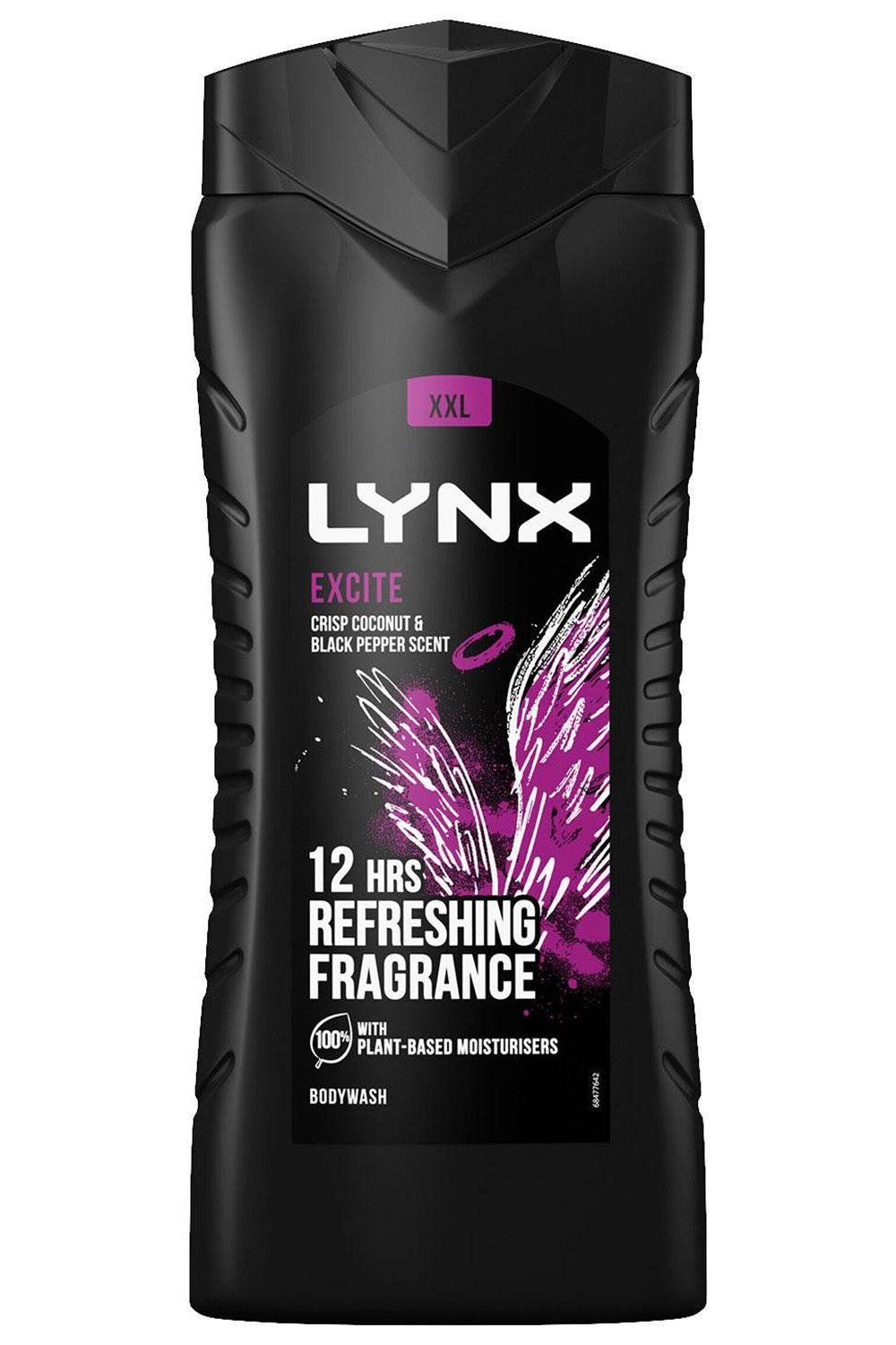 Lynx 12H Refreshing Excite Shower Gel 500ml with 48H Fresh Body Spray 250ml - Image 1