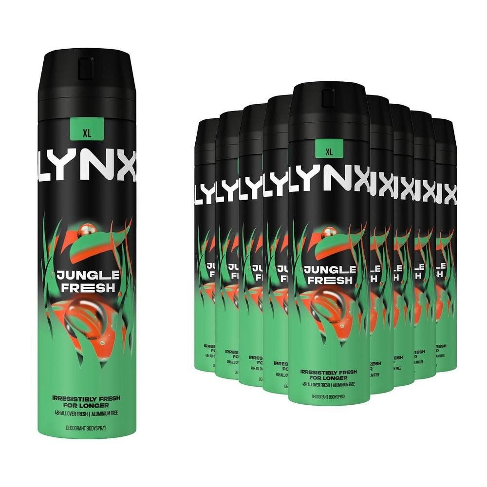 Lynx XL 48-Hour High Definition Fragrance Jungle Fresh Body Spray Deodorant, 200ml - 20cm - Image 1