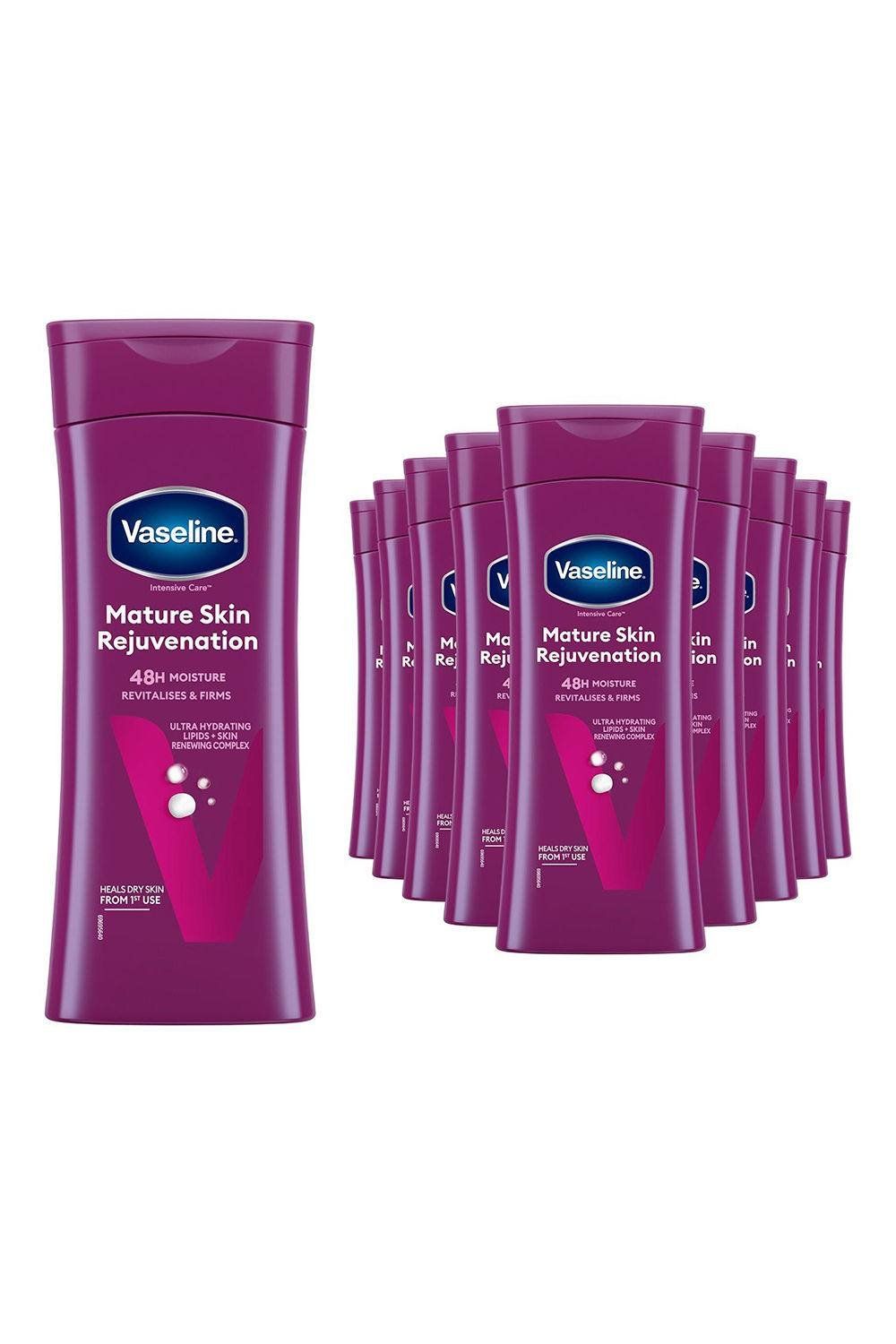 Vaseline Body Lotion Mature Skin Rejuvenation Intensive Care 400ml, 12 Pack - White - Image 1