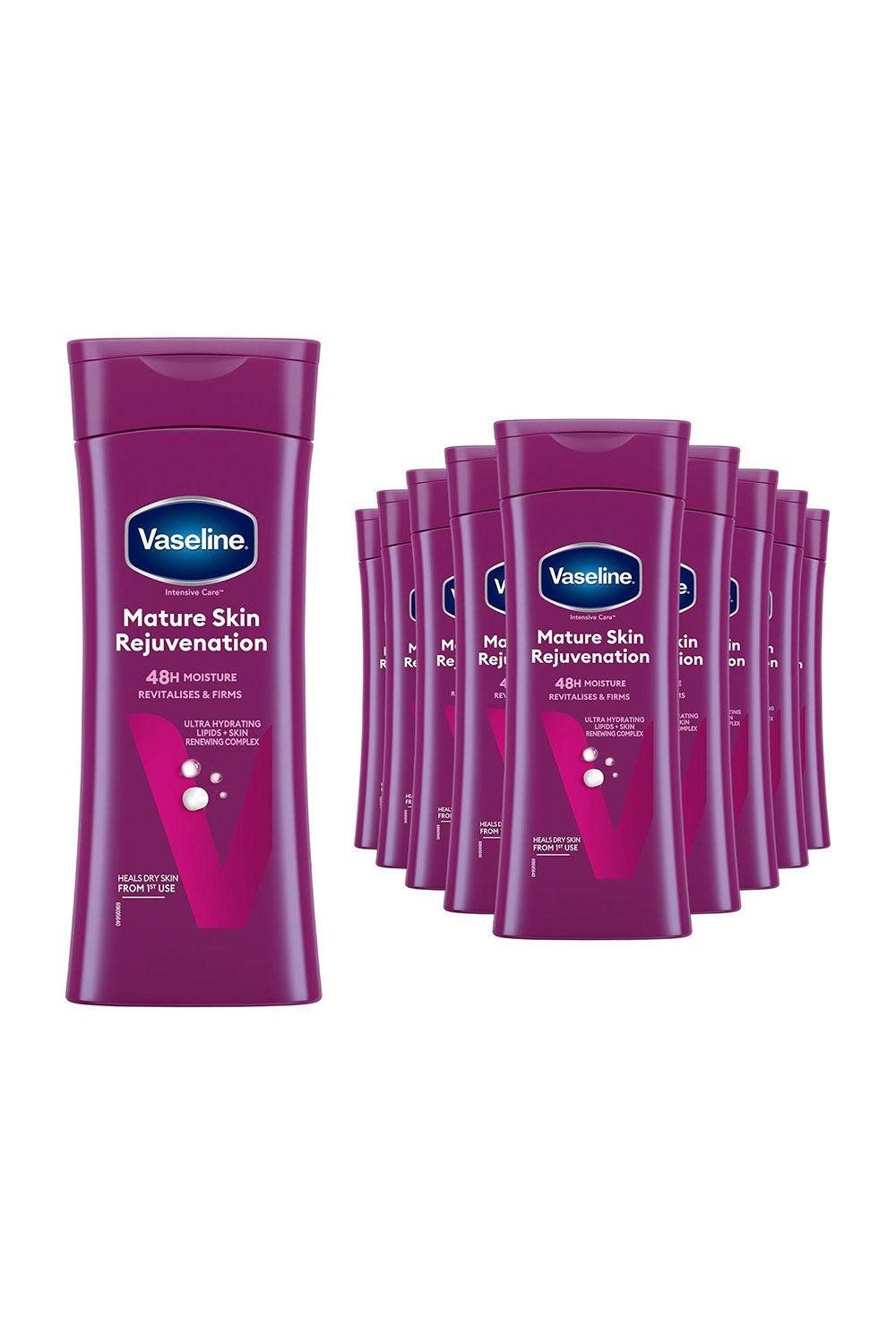 Vaseline Body Lotion Mature Skin Rejuvenation Intensive Care 400ml, 10 Pack - White - Image 1