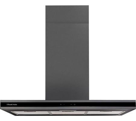 Russell Hobbs RHICH904DB 90cm Midnight Island Cooker Hood - Dark Steel