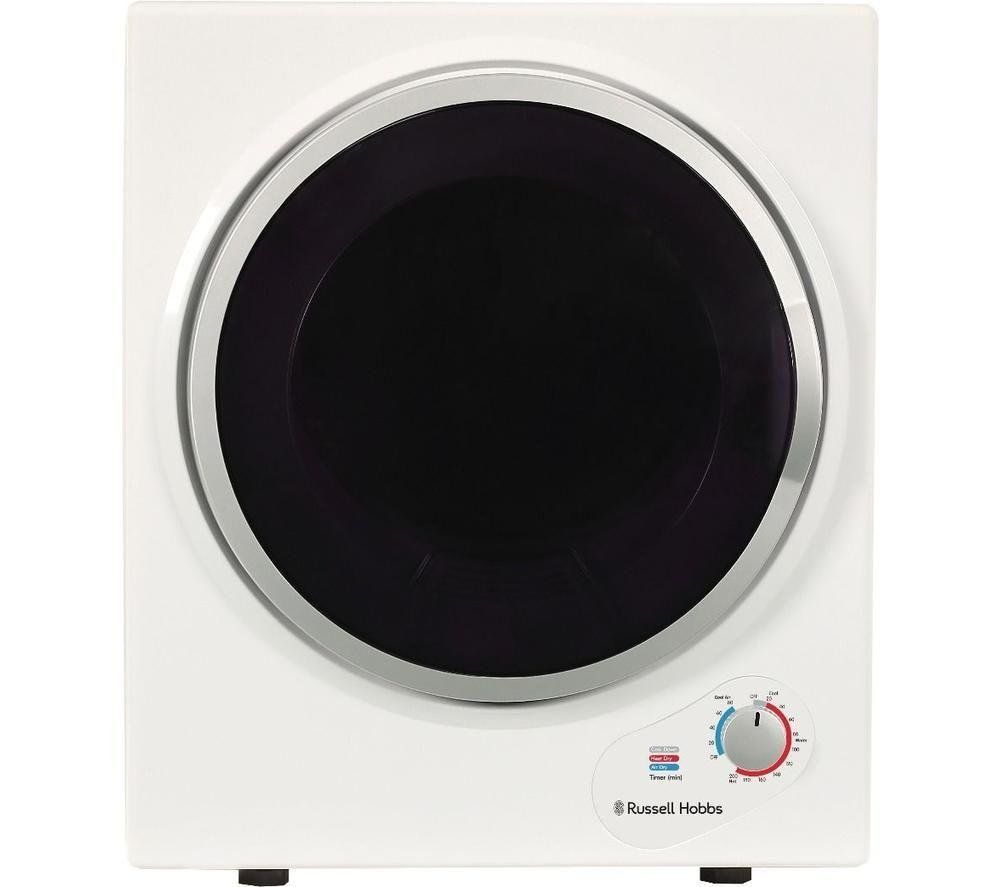 RUSSELL HOBBS RH3VTD800 2.5 kg Vented Tumble Dryer -White, White - Image 1