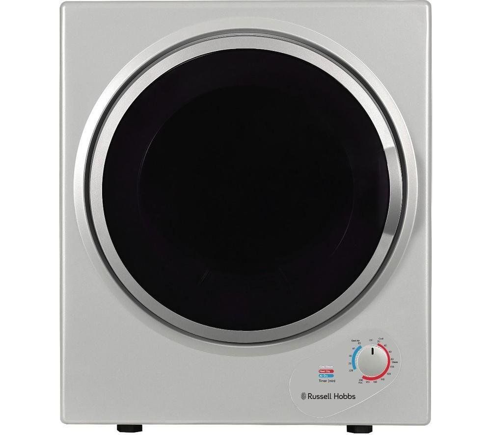 RUSSELL HOBBS RH3VTD800S 2.5 kg Vented Tumble Dryer - Silver, Silver/Grey - Image 1