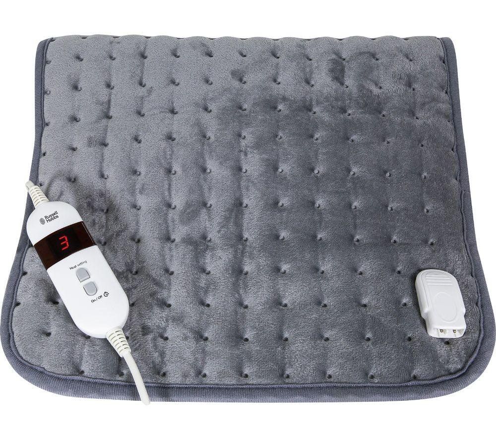 RUSSELL HOBBS RHHPS1001 Electric Heated Pad - Grey, Silver/Grey - Image 1