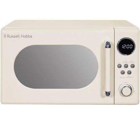 Russell Hobbs RHM2044C Retro 20L Freestanding Solo Microwave - Cream - Thumbnail 2