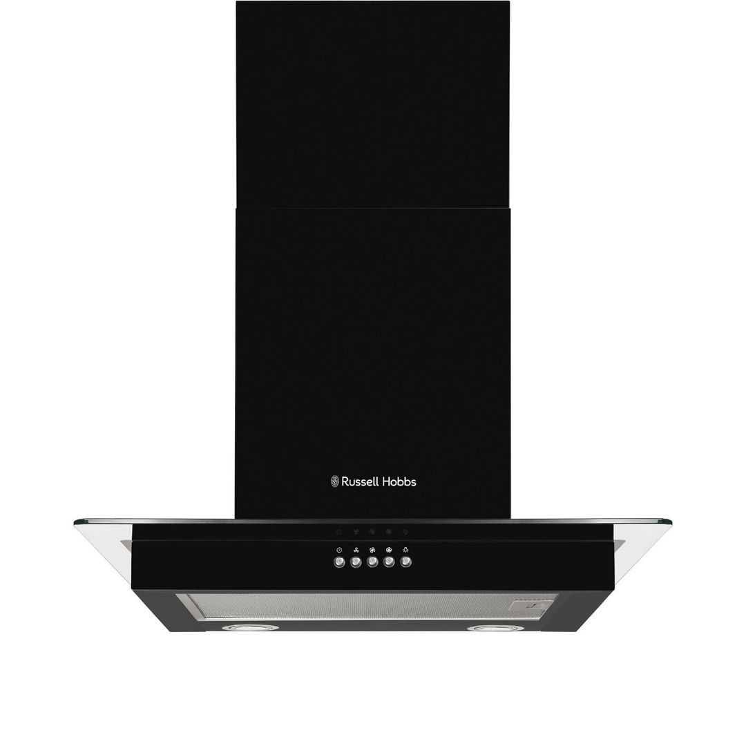 RUSSELL HOBBS RHFGCH601B Chimney Cooker Hood - Black, Black - Image 1