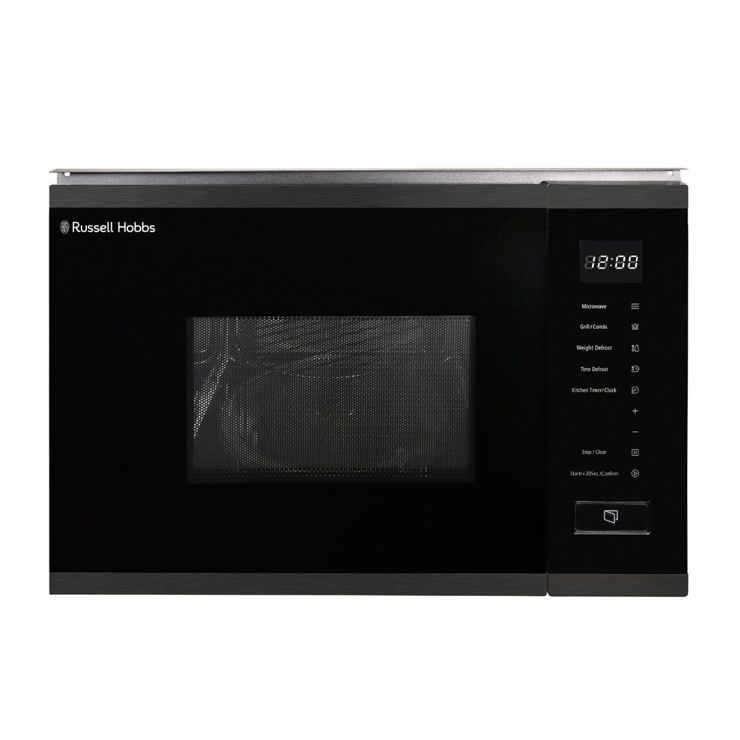 RUSSELL HOBBS RHBM2002DS Built-in Microwave with Grill - Dark Steel, Black - Image 1