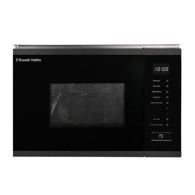 RUSSELL HOBBS RHBM2002DS Built-in Microwave with Grill - Dark Steel, Black